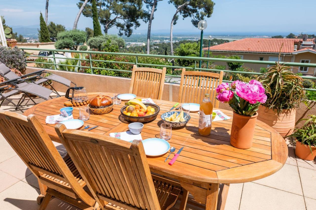 La Cle Vue Mer, Clim, Terrasse, Parking A Hyeres Hyères Exterior foto