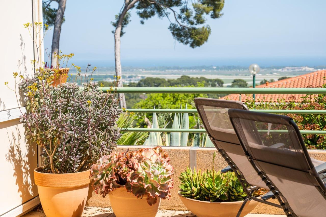 La Cle Vue Mer, Clim, Terrasse, Parking A Hyeres Hyères Exterior foto